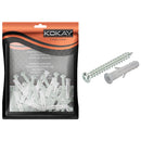 Bucha + Parafuso 8mm (Kit c/ 20)